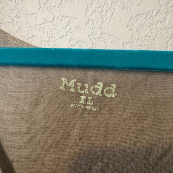 Mudd Womens XL Olive Green Animal Print Tank Top Sleeveless Casual Cute - Picture 2 of 4